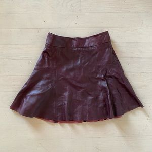 Banana Republic Leather Skirt